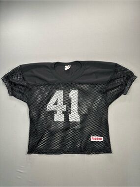 Riddell #41 Mesh Practice Jersey Short Sleeve Shirt, V-Neck - Youth Medium/Large